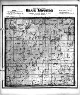 Blue Mounds Township, Mt Horeb PO, Barber PO, Dane County 1873